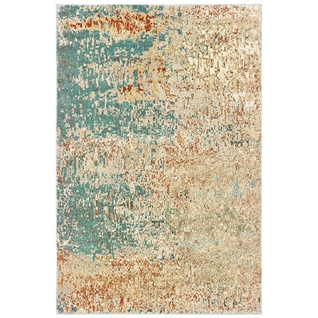 Oriental Weavers 6 ft. 7 in. x 9 ft. 2 in. Carson Rectangular Area Rug Blue C9654B200280ST